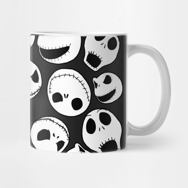 Jack Skellington Pattern by dankdesigns